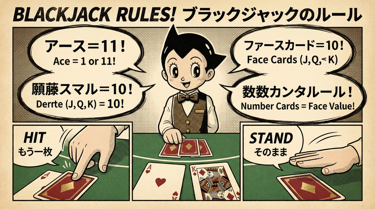 Regras do Blackjack - Valores das Cartas e Jogadas